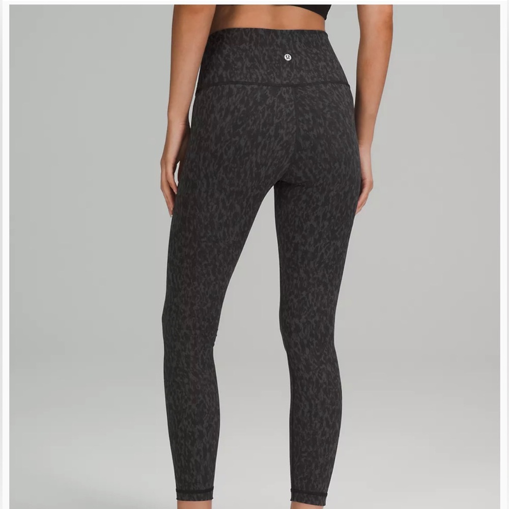 Lululemon align high rise animal print size 4